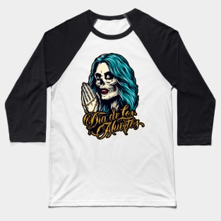 Posada Day of the Dead Outlaw, Dia De Muertas Baseball T-Shirt